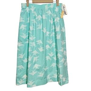 Sanibel Sport NWT Dead Stock Vintage 1990s Blue Tropical Ocean Coastal Skirt XL